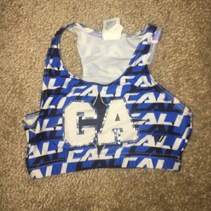 Varsity Cali practice sports bra